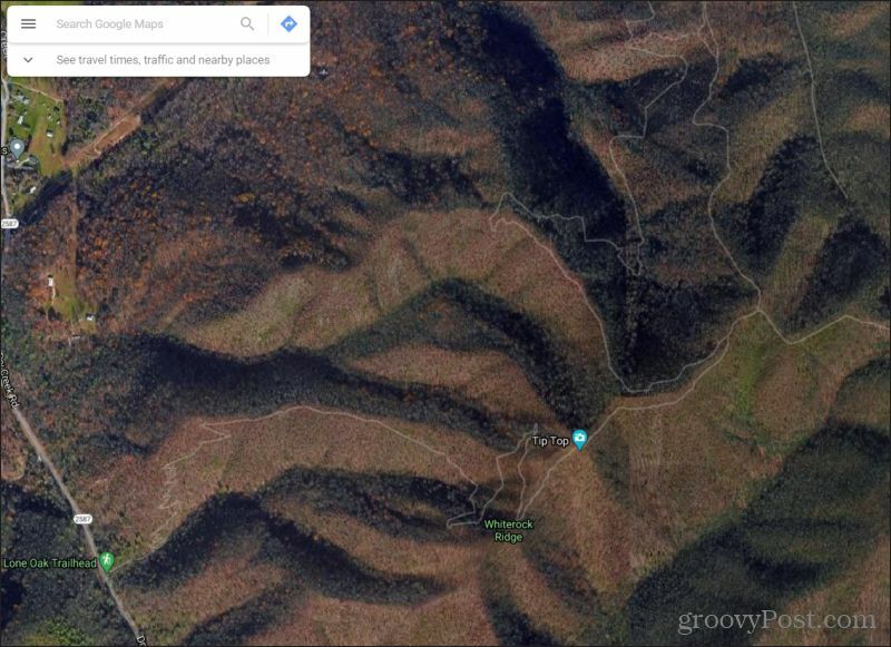 tampilan satelit google maps