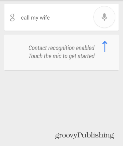 Google Now Menambahkan Opsi ke Voice Call Mom