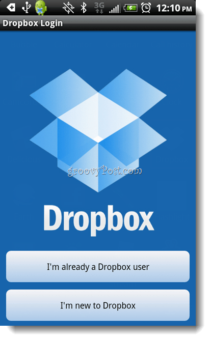 Android Dropbox Instal Dropbox Login