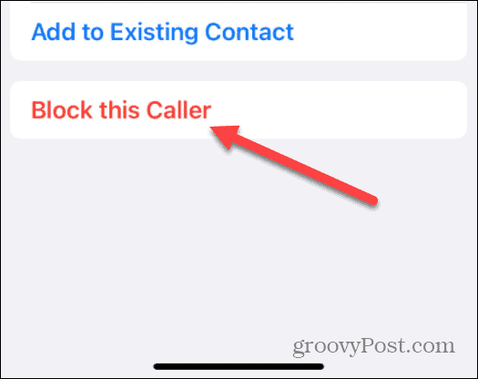 Blokir Penelepon ini