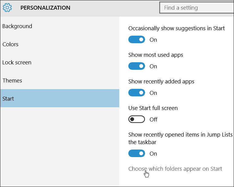Personalisasi Windows 10