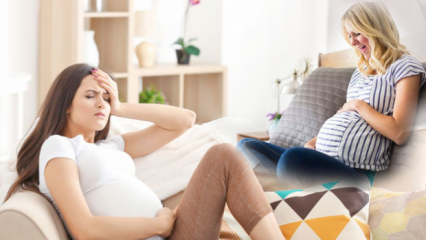 Penyebab pengerasan perut selama kehamilan? 4 penyebab ketegangan perut saat hamil