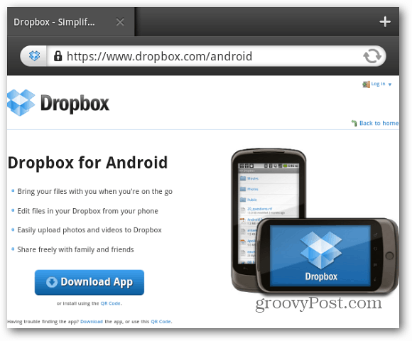 Dropbox untuk Android