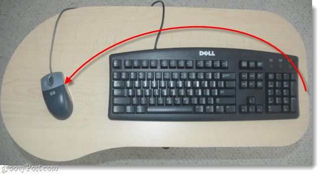 atur mouse ke kiri keyboard