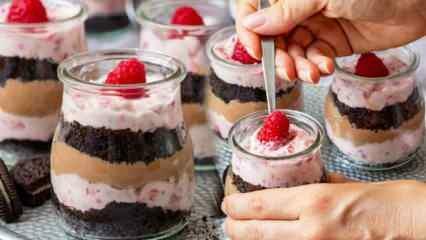 Resep Makanan Penutup Biskuit Raspberry! Cara membuat dessert biskuit raspberry tanpa menggunakan oven