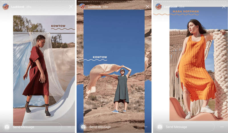 contoh bisnis konten gaya hidup yang dibagikan di Instagram Stories