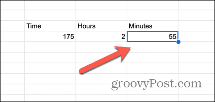 hasil menit google sheet