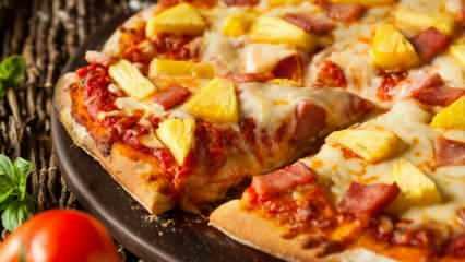 Cara membuat pizza nanas Di negara manakah pizza nanas ditemukan?