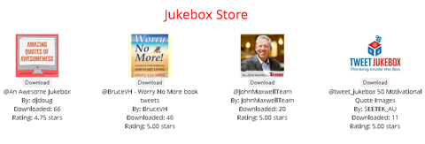 tweet jukebox jukebox yang dimuat sebelumnya