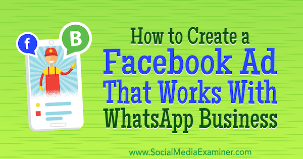 Cara Membuat Iklan Facebook Yang Bekerja Dengan Bisnis WhatsApp oleh Diego Rios di Penguji Media Sosial.