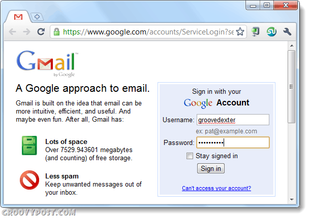 masuk ke gmail menggunakan chrome dua kali