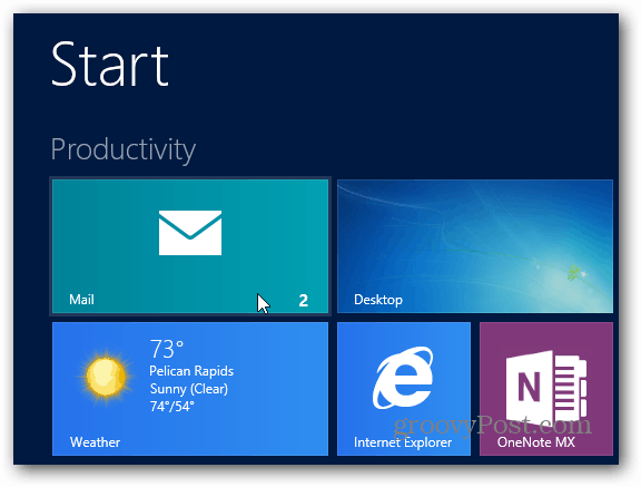 Aplikasi Surat Windows 8