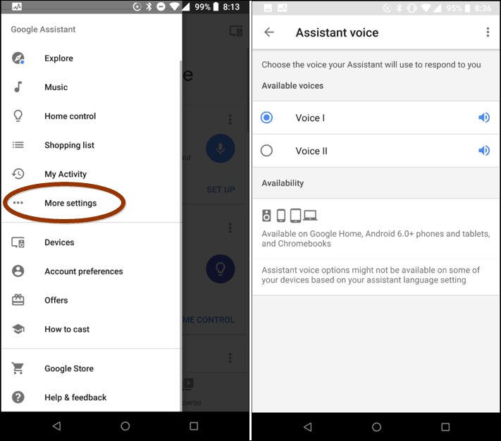 Ubah Google Assistant Voice
