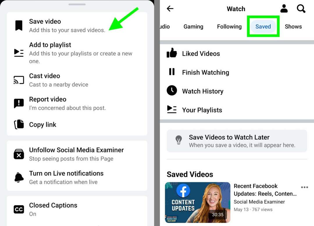 bagaimana-untuk-menyimpan-konten-organik-facebook-video-posting-swipe-file-contoh