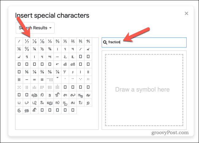 Memasukkan karakter khusus ke dalam Google Documents