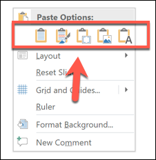 Rekatkan opsi di PowerPoint