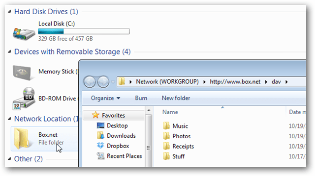 Box.net: Memetakan Akun 50GB Gratis Anda Sebagai Folder Jaringan di Windows