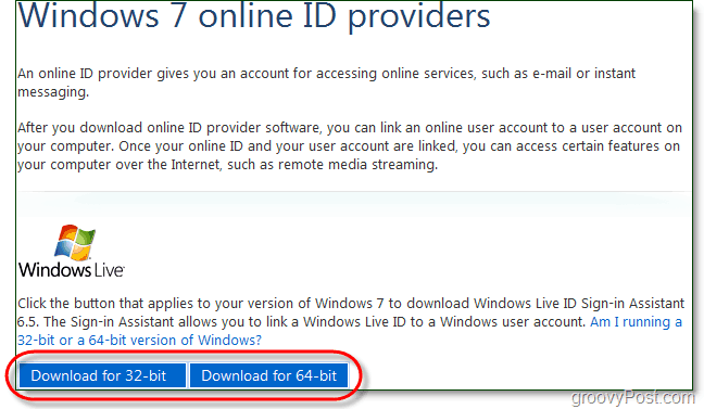 unduh Windows 7 live id masuk asisten