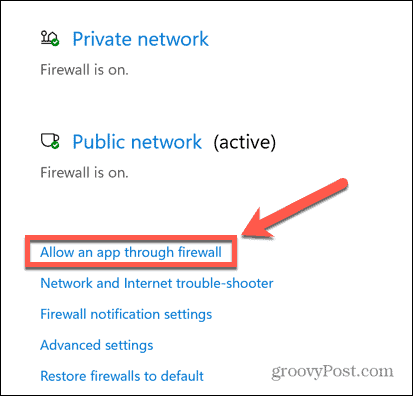 windows firewall memungkinkan aplikasi