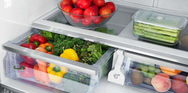 bagaimana cara meletakkan sayuran di lemari es