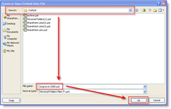 Cara Membuat File PST Menggunakan Outlook 2003 atau Outlook 2007