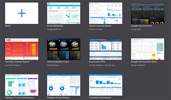 Cara memulai di Google Data Studio, tip 2