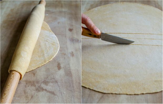 Cara memotong adonan ravioli