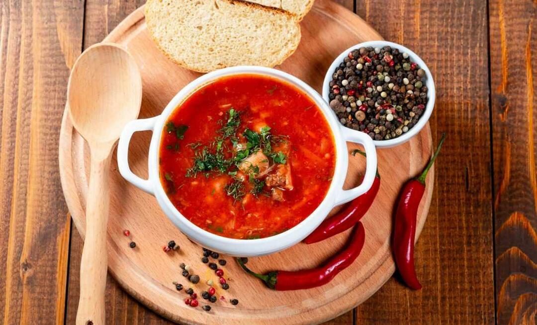 Bagaimana cara membuat sup lada? Bagaimana cara membuat Sup Lada Merah? resep sup paprika hijau