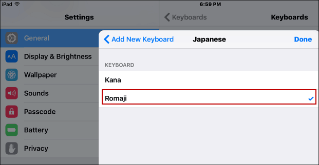 Keyboard Jepang Romaji