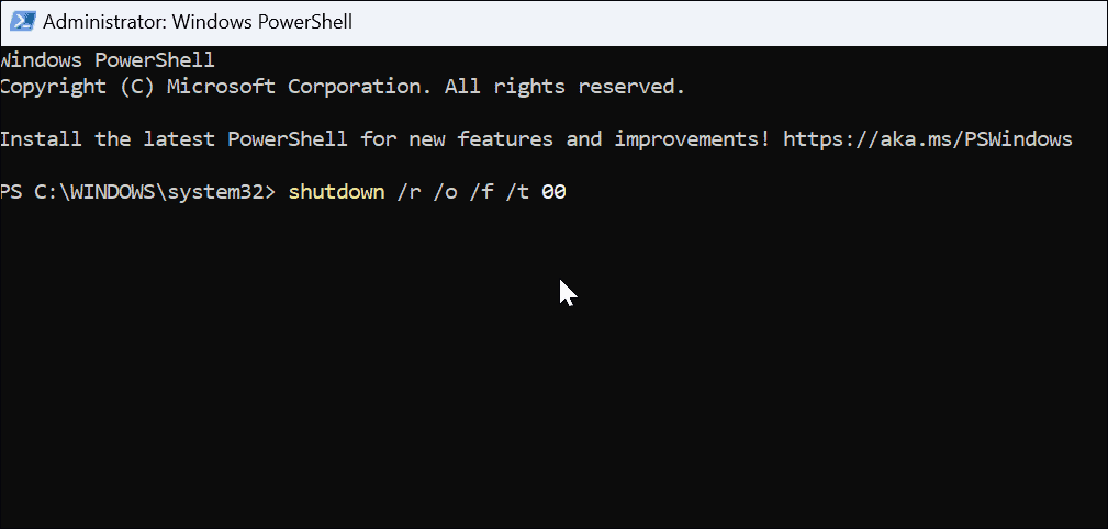 perintah powershell