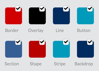 Pilih warna tata letak untuk proyek RelayThat Anda.