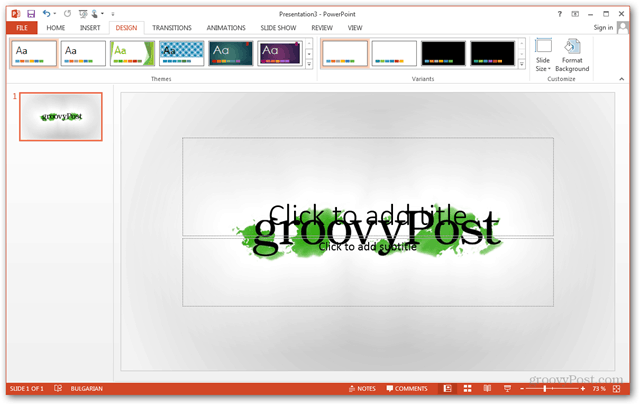 Buat Template Desain Kantor 2013 POTX Kustomisasi Slide Slide Tutorial Cara Kustom Latar Belakang