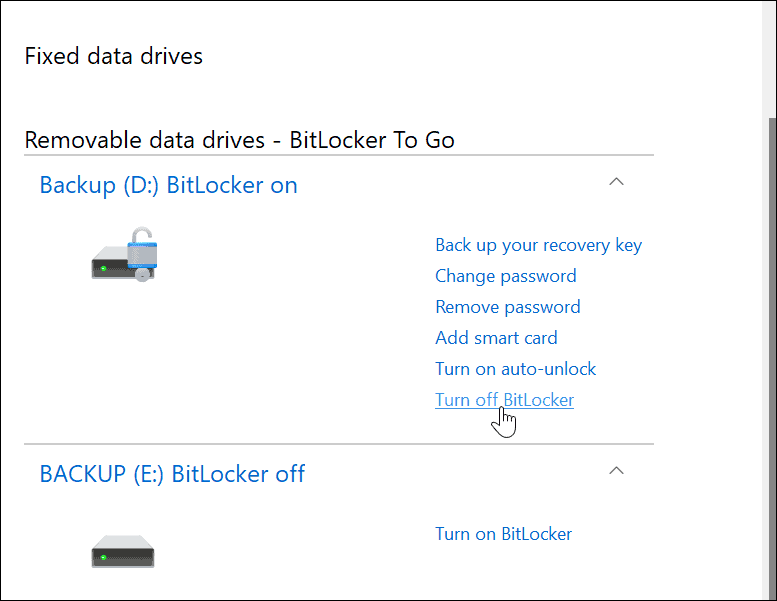 gunakan BitLocker untuk Menggunakan Windows 11