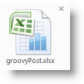 Aplikasi Web Office - Skydrive Excel Icon