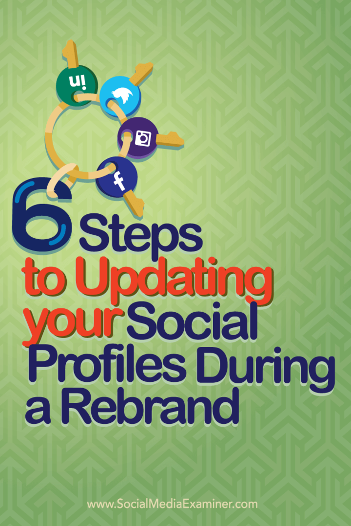6 Langkah untuk Memperbarui Profil Media Sosial Anda Selama Perubahan Citra: Penguji Media Sosial