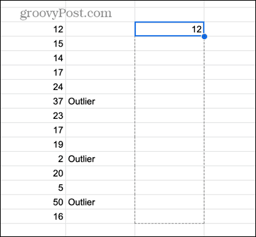 google sheets menyeret sel