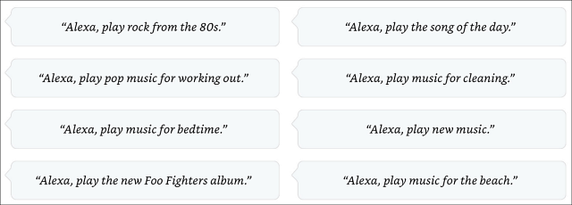 Perintah Musik Alexa