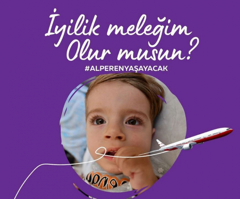 Pasien SMA Alperen Karakoç sedang menunggu bantuan Anda! 'Bernapaslah untuk Alperen!'