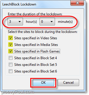 leechblock langsung mengunci waktu yang membuang-buang situs untuk waktu yang ditentukan