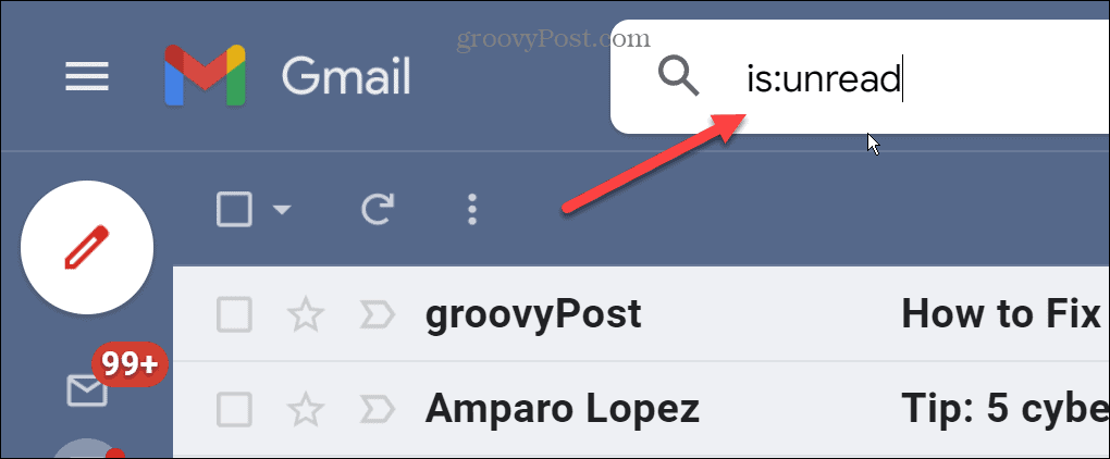 Temukan Email yang Belum Dibaca di Gmail