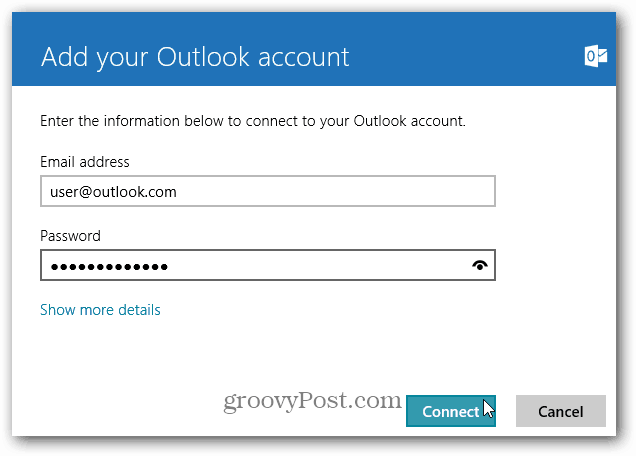 Tambahkan Alamat Outlook.com Anda ke Windows 8 Mail