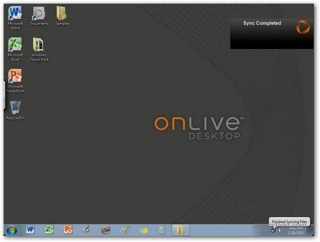 Desktop OnLive: Ubah Wallpaper Latar Belakang