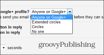 Gmail memilih keluar dari pengaturan email Google, tidak ada orang