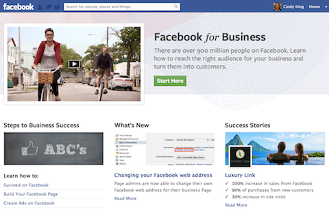 facebook untuk bisnis
