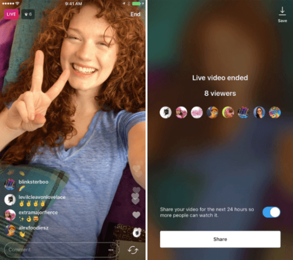 Instagram memperkenalkan kemampuan untuk membagikan replay video langsung ke Instagram Stories selama 24 jam.
