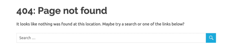 contoh halaman kesalahan 404 google analytics disesuaikan dengan hasil kesalahan 404