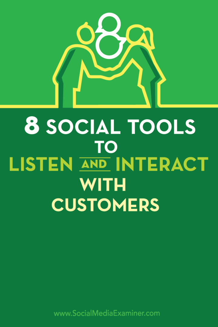 8 Alat Sosial untuk Mendengarkan dan Berinteraksi dengan Pelanggan: Pemeriksa Media Sosial