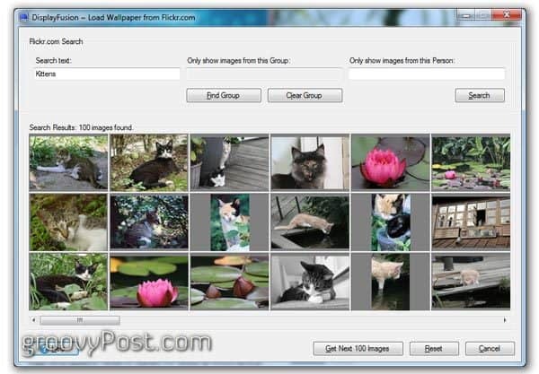 pilih pengaturan integrasi flickr