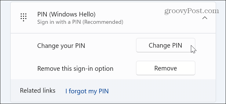 PIN untuk Masuk ke Windows 11