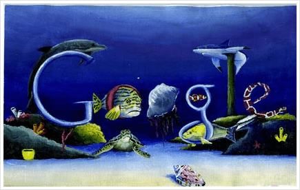 Google doodle laut yang megah